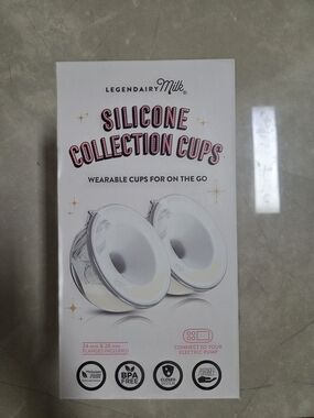 Silicone Collection Cups - White